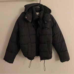 Urban Outfitters Black Puffer Jacket